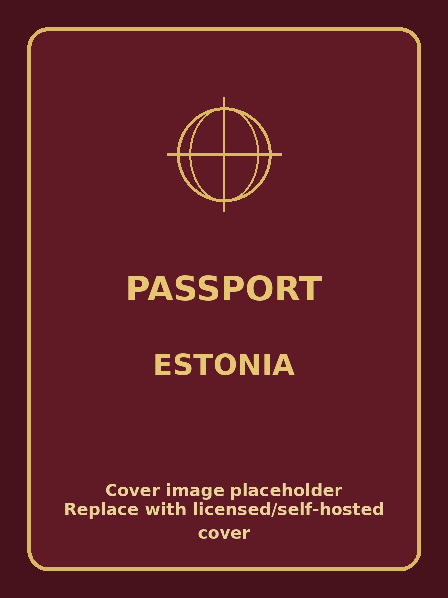 Estonia Passport cover